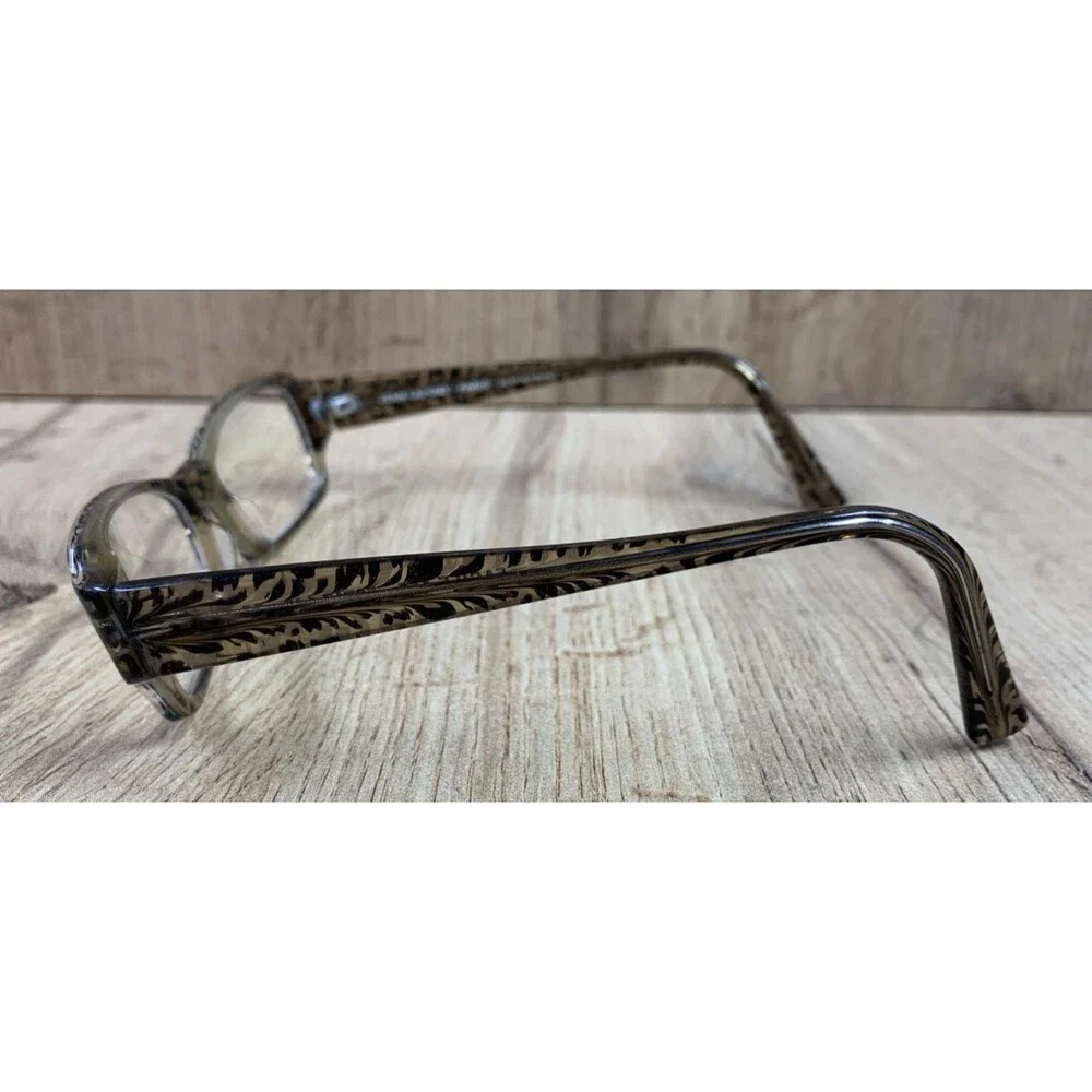 JEAN LAFONT eyeglasses CHEETAH PRINT RECTANGLE  glasses frame MOD: FACILE 155